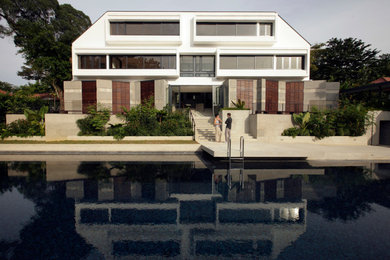 This is an example of a contemporary exterior in Singapore.