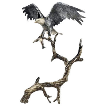 High Point Bronze Eagle Sculpture
