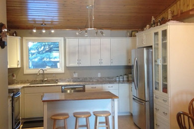 Cabin at the Lake - Smooth White Cabinets