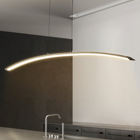 Roxanna 41.5" Dimmable Adjustable Integrated Led Linear Pendant, Chrome