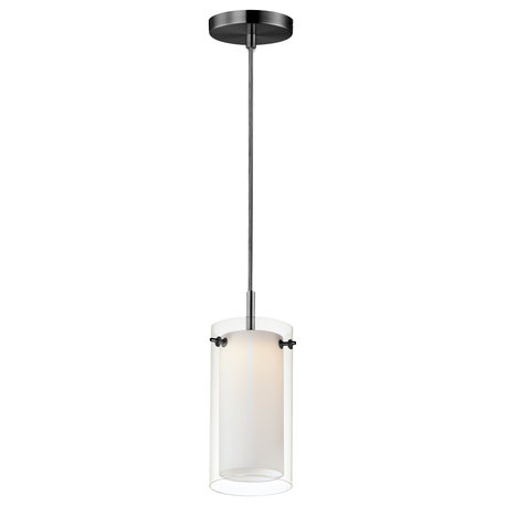 Duo 1-Light Mini Pendant, Black