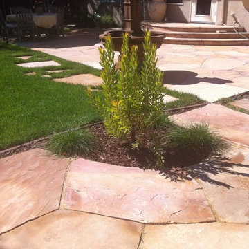 Private garden from Lawn Reduction