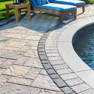 Backyard Poolside Design in Long Island, NY