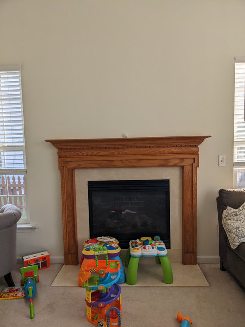 Mounting Tv above gas fireplace