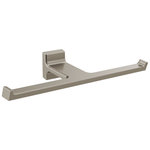Delta - Delta Pivotal Double Tissue Holder, Stainless, 79955-SS - The confident slant of the Pivotal Bath Collection makes it a striking addition to a bathroom�s contemporary geometry for a look that makes a statement. Complete the look of your bath with this Pivotal Double Tissue Holder. Delta makes installation a breeze for the weekend DIYer by including all mounting hardware and easy-to-understand installation instructions.  Brilliance finishes are durable, long-lasting and guaranteed not to corrode, tarnish or discolor. This Brilliance Stainless finish has subtle, warm undertones which make it an excellent match with nickel or stainless steel and is extremely versatile, complementing nearly any look, be it traditional, transitional or contemporary.You can install with confidence, knowing that Delta backs its bath hardware with a Lifetime Limited Warranty.