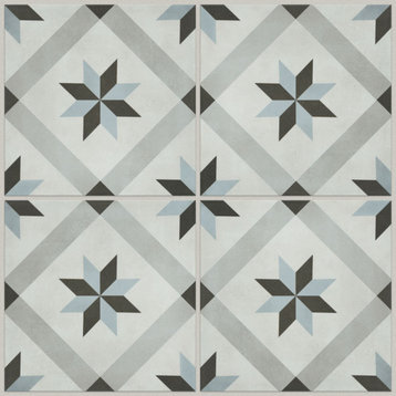 Shaw CS53Z Revival Maria - 8" Square Floor and Wall Tile - Matte - Agate