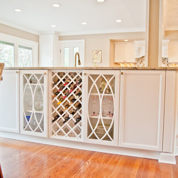Contemporary Glamour - Family Kitchen Remodel in Watchung NJ