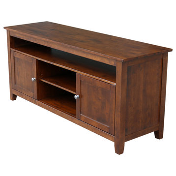 Entertainment / TV Stand with 2 Doors, Espresso
