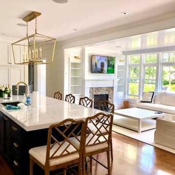 Open Concept Dining and Living Room