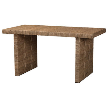 Emilia Natural Brown Dining Table