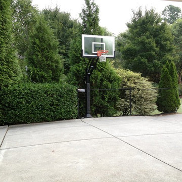 Russ H's Pro Dunk Gold Basketball System on a 48x33 in Marietta, GA