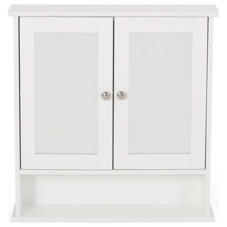 Samantha Modern 2 Door Medicine Cabinet With Mirrors