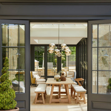 A Modern Westbury Black Orangery in Yorkshire