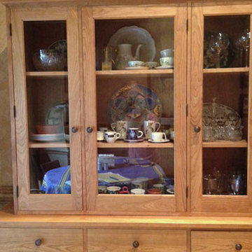 Shaker Step Back Cupboards &  Custom China Cabinets