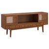 Holly & Martin Simms Midcentury Modern Media Console, Brown