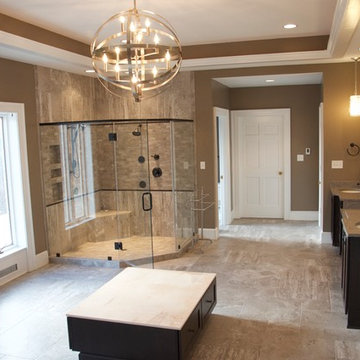 After Photo, Master Bath Remodel - Moore Residence -  Before and After