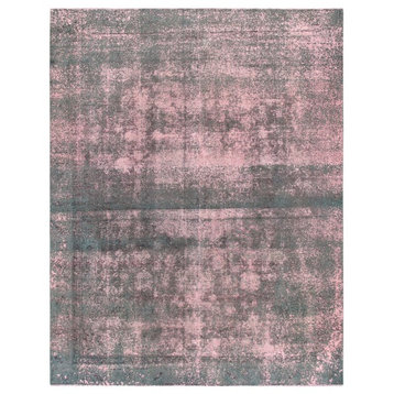 Pasargad Vintage Lahore Collection Hand-Knotted Wool Area Rug, 8'10"x11'6"