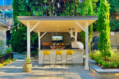 Home design - contemporary home design idea in Seattle