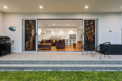 Design ideas for a contemporary home design in Perth.