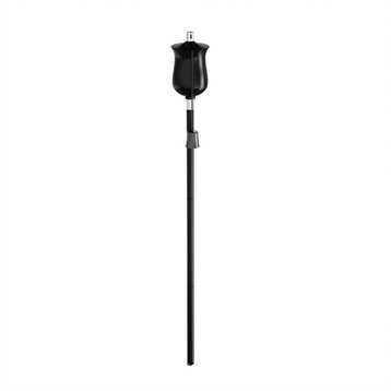 Outdoor Torch Lamp- 45" Black Metal Fuel Canister for Citronella by Pure Garden