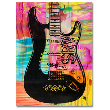 Dean Russo 'SRV Guitar' Canvas Art, 19x14