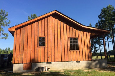 Example of a small mountain style home design design in Other
