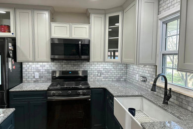 Inspiration for a modern kitchen remodel in Other