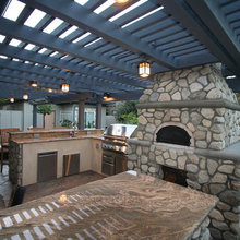 outdoor kitchen
