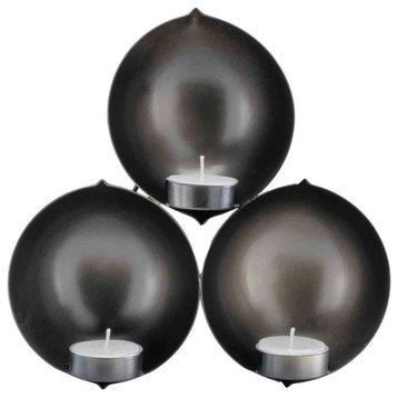 3-Light Wall Round Sconces