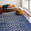 Bashian Audrey Dark Blue Area Rug, 5'x7'6"