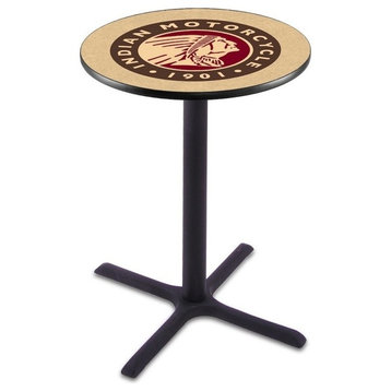 Indian Motorcycle Pub Table, 36"x36"