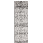 Unique Loom - Unique Loom Light Gray Metro Glaze Runner Rug, 2'x6'7" - Compelling motifs are found in our enchanting Metropolis Collection. There are colorful bursts of abstract artistry and distinct shapes that add a playful elegance to each rug. The quality and durability of each rug is hard to beat. What makes this collection so intriguing is the contrasting elements and hues. Dont be afraid to lose yourself in our whimsical adornments!