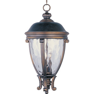 Camden VX 3-Light Outdoor Hanging Lantern in Golden Bronze