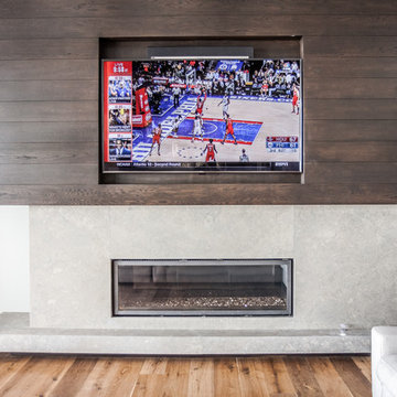Living Room TV with Soundbar