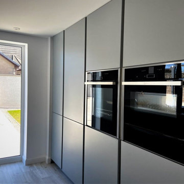 Blue and Grey Two-tone Kitchen in Macduff