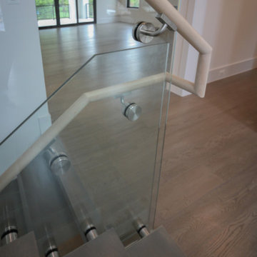 Project #80 | Mono-Beam Staircase with Glass Panels