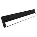 NICOR Lighting - NUC-5 Series Selectable LED Under Cabinet Light, Black, 21.5 - NICOR's fifth generation LED Undercabinet light features the latest in LED technology. The NUC Series Selectable LED Undercabinet allows you to change the color temperature of the light to 2700K, 3000K, and 4000K. The selectable color temperature switch is located next to the on/off rocker switch for easy access. This fixture is designed for easy hardwire installation that can be done through various knockout ports. This allows you to control the undercabinet lights from a wall switch or dimmer for full range dimming. The 1-inch low profile design keeps the fixture out of sight to provide pure ambient light without heat or harmful UV light. This Selectable LED Undercabinet is available in Black, Nickel, Oil-Rubbed Bronze, and White in sizes ranging from 8-inches to 40-inches. It features a projected lifespan of over 100,000 hours and is protected by NICOR's 5-year limited warranty.