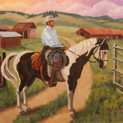 Walker Ranch Settler - Paintings