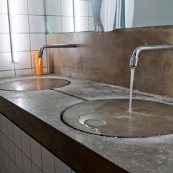Design Waschbecken aus Beton - Bathroom Vanities And Sink Consoles