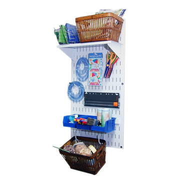 Tool boards are great for organizing school supplies | Pegboard for Classrooms &