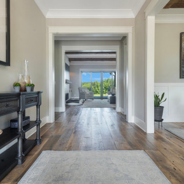 Original Face Skip Planed Reclaimed Oak Solid Plank Flooring