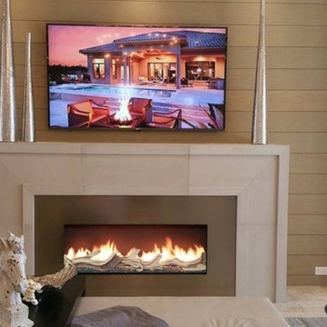 48" Linear Indoor Fireplaces