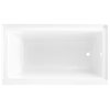 Voltaire Acrylic With Integral Tile Flange, 60"x30", Right Hand Drain