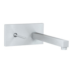 Modo Bath - Hydrus 02H Stainless Steel Wall Mounted Faucet - Bathroom Sink Faucets