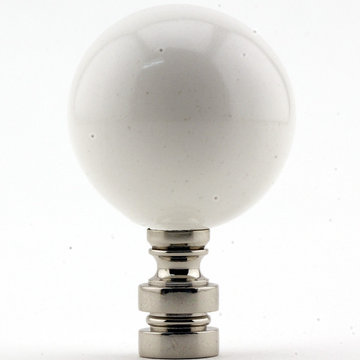 Rock Crystal Sphere Finial