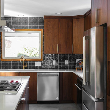 Piedmont Mid-century Modern Kitchen