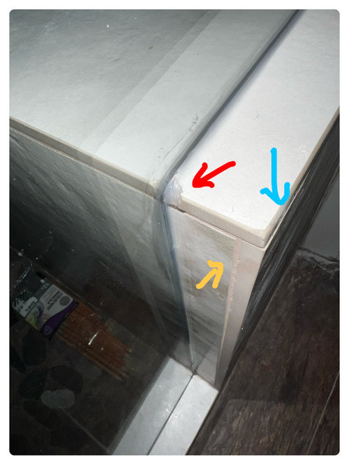 Chipped tiles after shower glass installation?