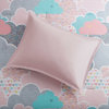 Kids Cotton Comforter/Duvet Cover/Coverlet Set, Pink, Full/Queen, Comforter
