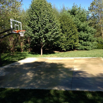 Keith E's Pro Dunk Gold Basketball System on a 30x25 in Kansas City, MO