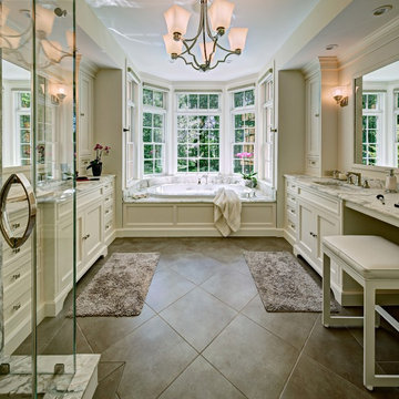 Calacatta Manhattan Marble Bathroom